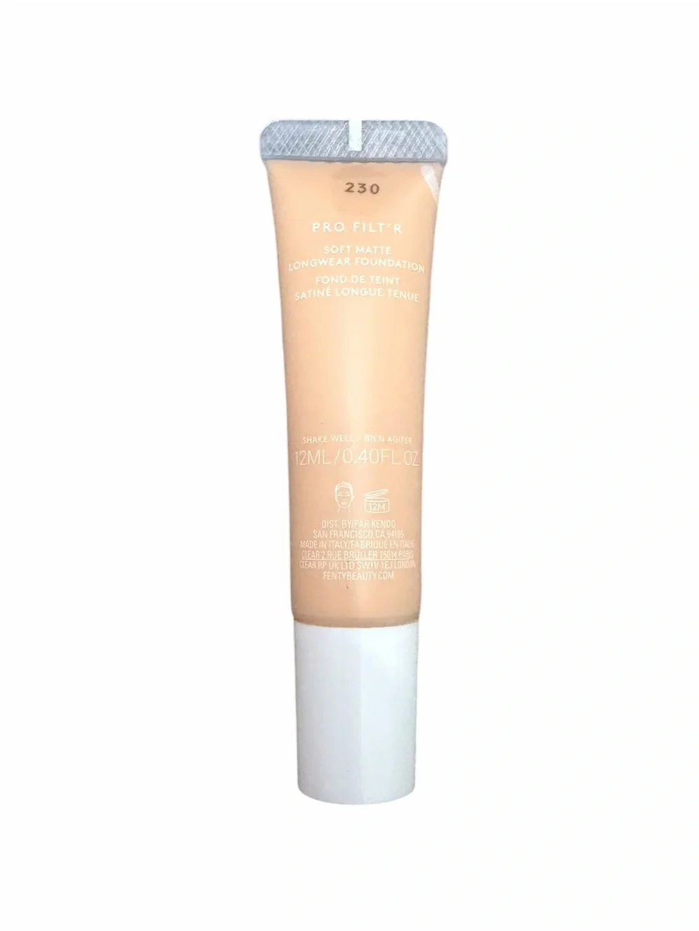 Fenty Beauty Soft Matte PRO FILT’R Longwear Foundation 230 Light Medium